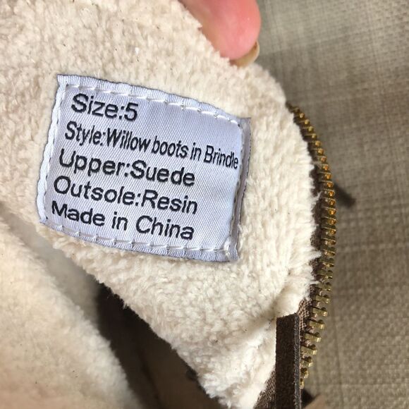 Joyfolie Genuine Suede Fringe Baby Boots - Picture 5 of 9